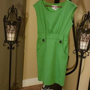 On Sale!  Green Vintage dress